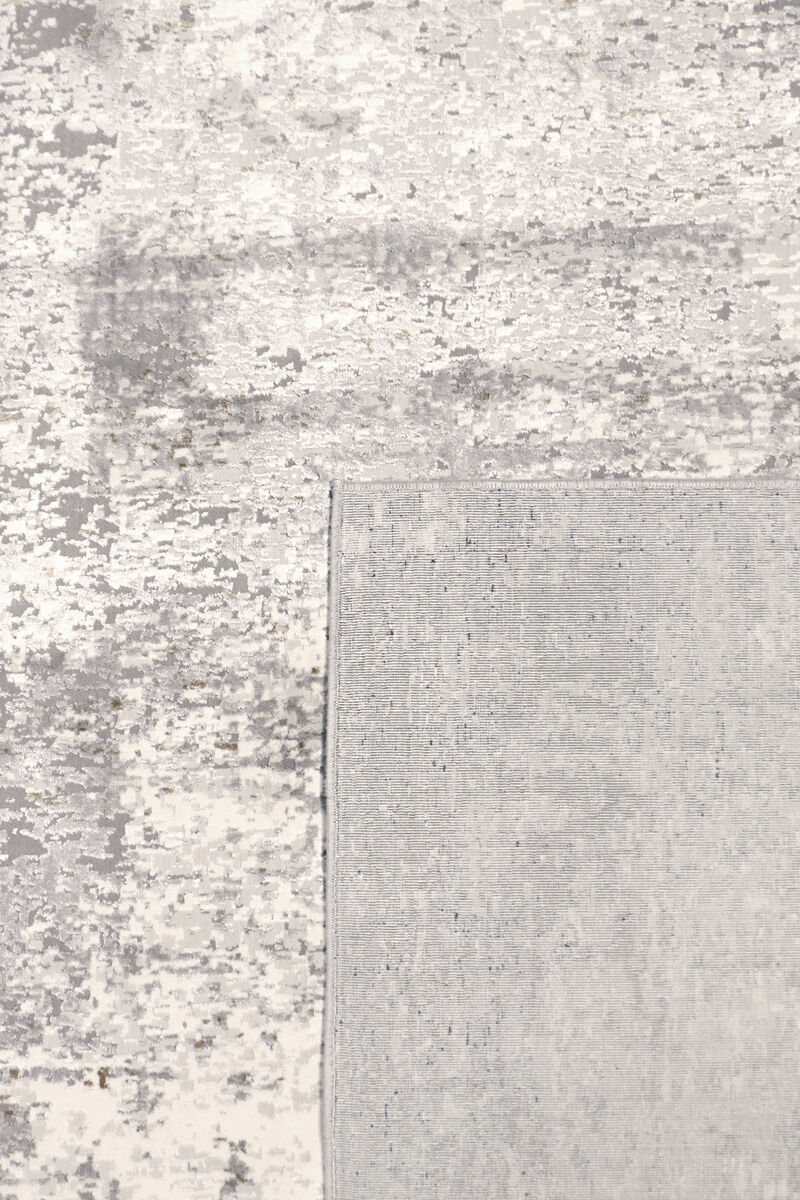Pasargad Home Turkish Stella Design L. Grey Area Rug- 3' 0'' X 5' 0''