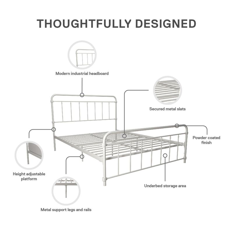 Wyn Metal Black Bed