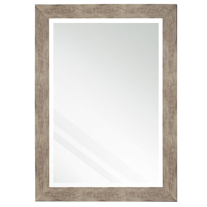 Rectangle Mirror Barnwood I
