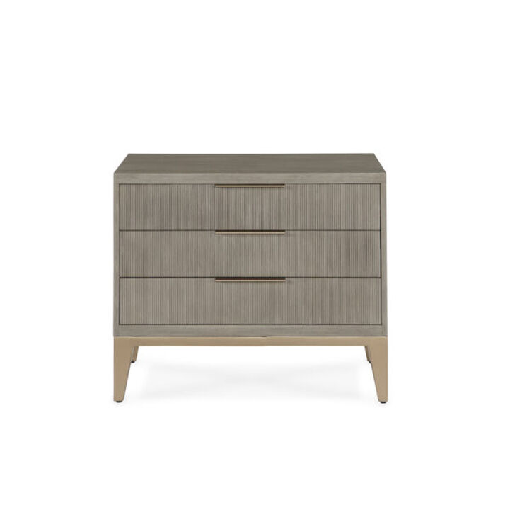 Caleb Three Drawer Nightstand