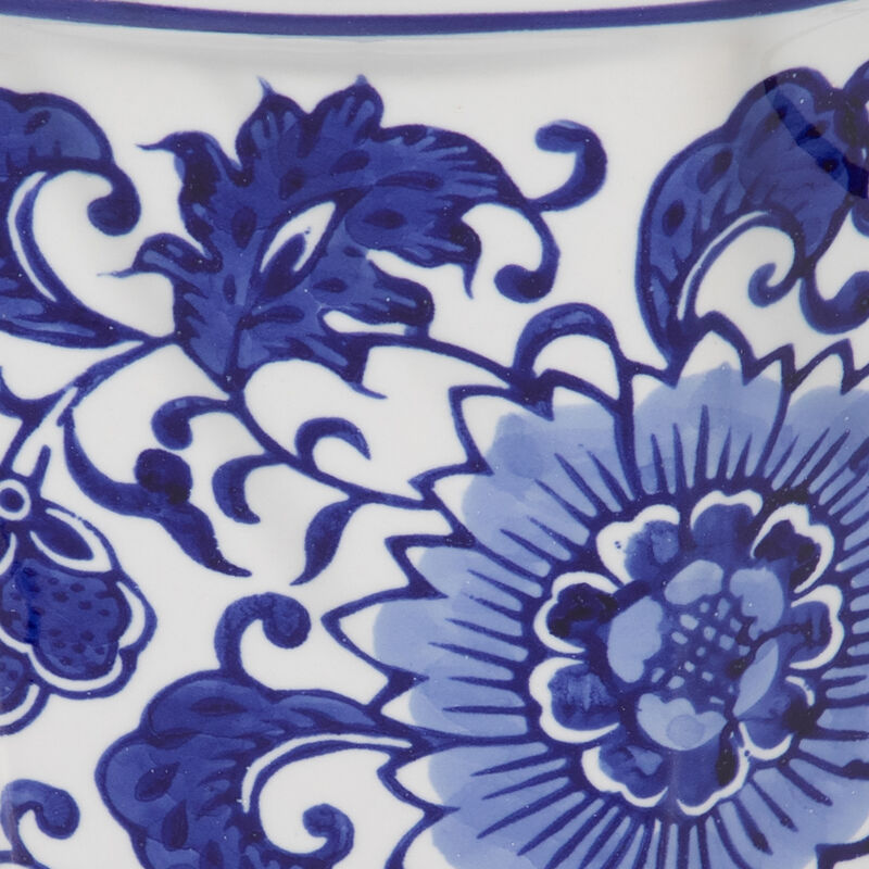 Blue Chinoiserie Pot Planters
