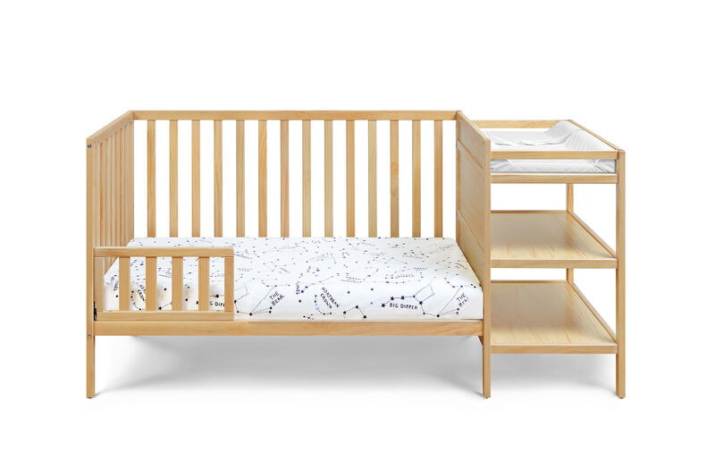 Suite Bebe Palmer 3-in-1 Crib and Changer Combo Natural