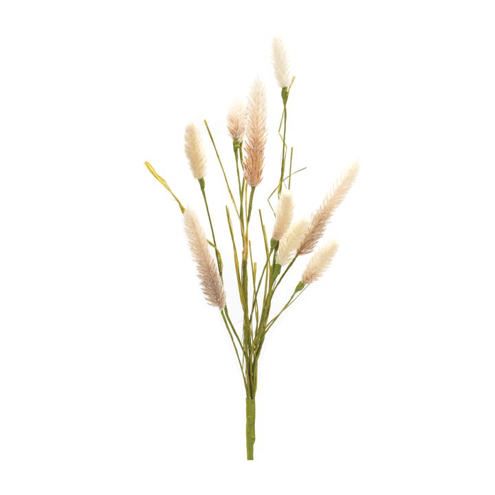 Set of 6 Foxtail Spray Stems - Lifelike Faux Botanicals for Floral Arrangements and Home Decor