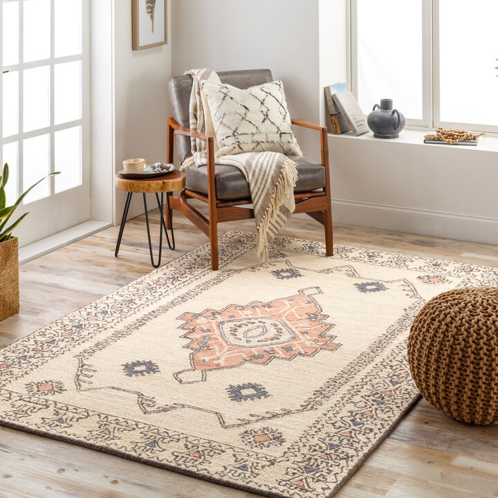 Urfa URF-2302 2' x 3' Pink Rug