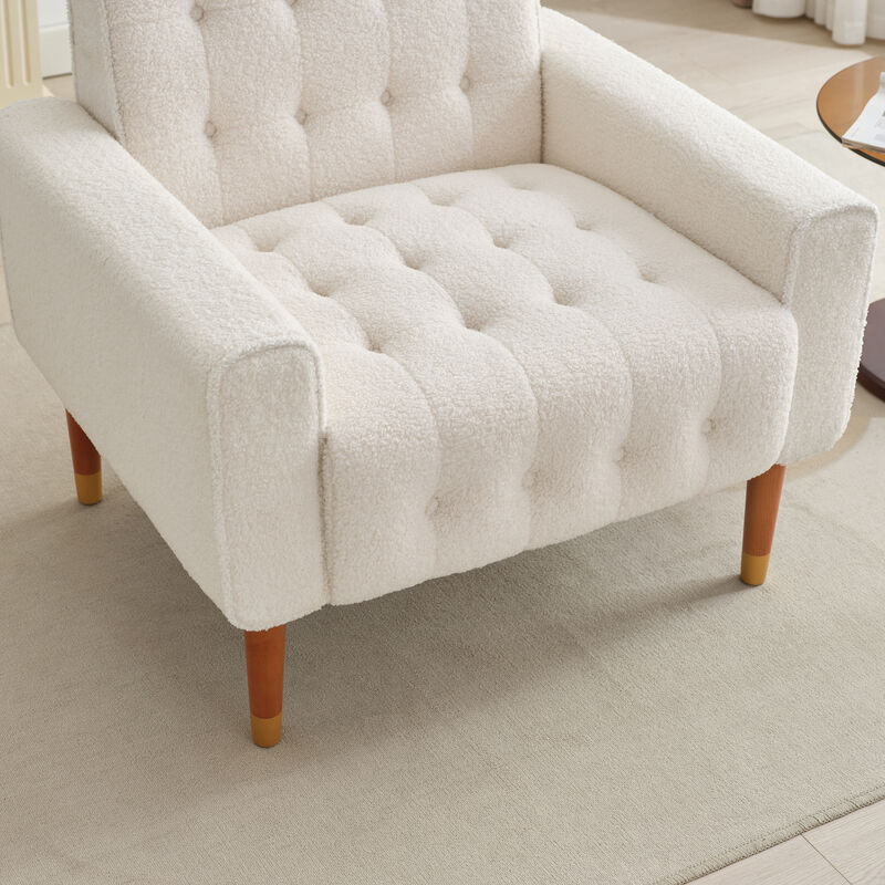 Merax Classic Biscuit-Style Accent Chair