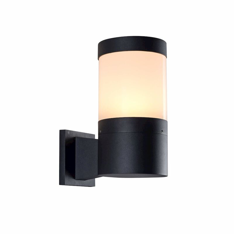VONN Lighting Modern VOW1756BL 5-Watt Integrated LED Outdoor Wall Sconce in Matte Black