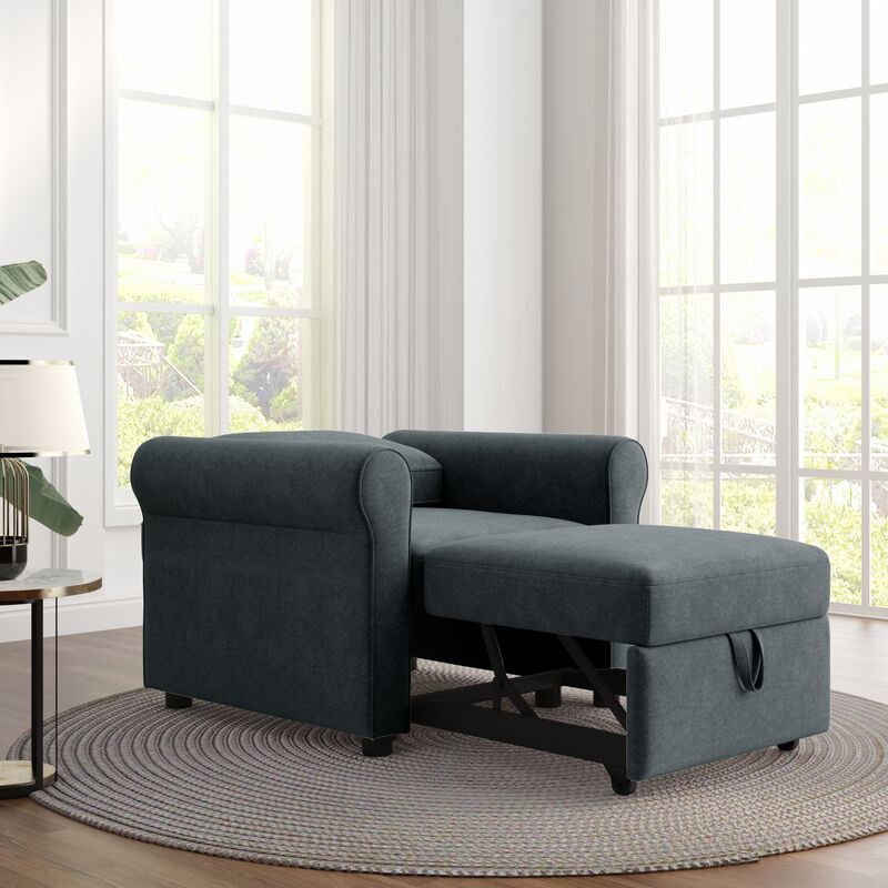 Merax 3-in-1 Sofa Convertible Sleeper Chair Bed