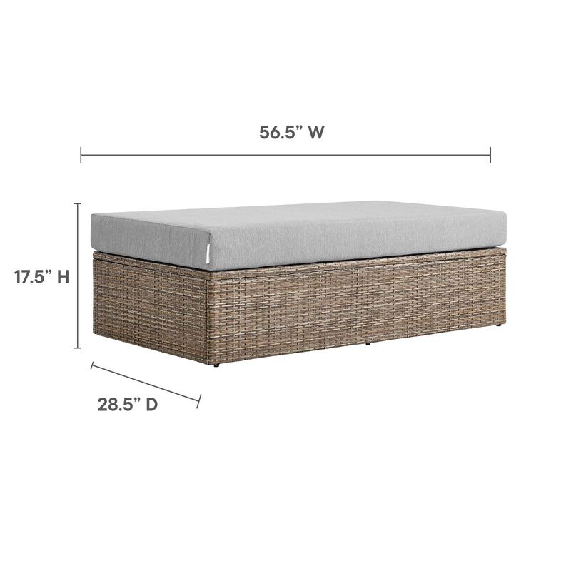 Convene Outdoor Patio Outdoor Patio Rectangle Ottoman