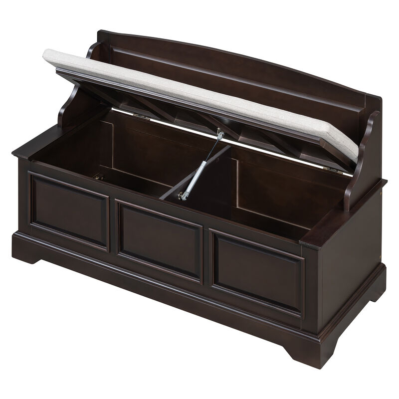 Merax Shoe Storage Bench with Removable Cushion