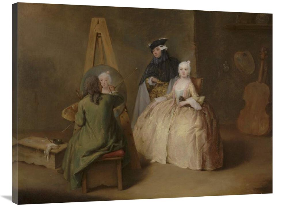 The Painter in His Studio-Canvas Art-40x30