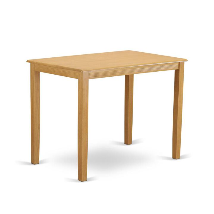 East West Furniture Yarmouth  Counter  Height  Table  Finished  in  Oak