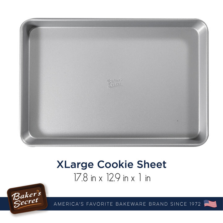 Baker's Secret Cookie Sheet, Double Layer Nonstick Coating, Aluminized Steel, Superb Collection
