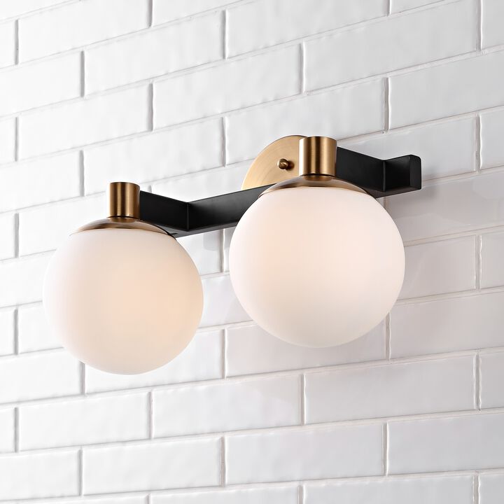 Modernist Globe Metalfrosted Glass Modern Contemporary LED Vanity