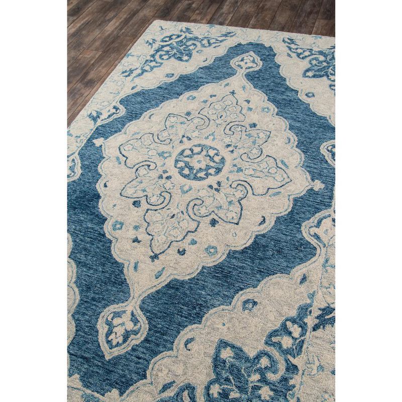 Momeni Traditional Rectangle Area Rug, Blue, 2' X 3'