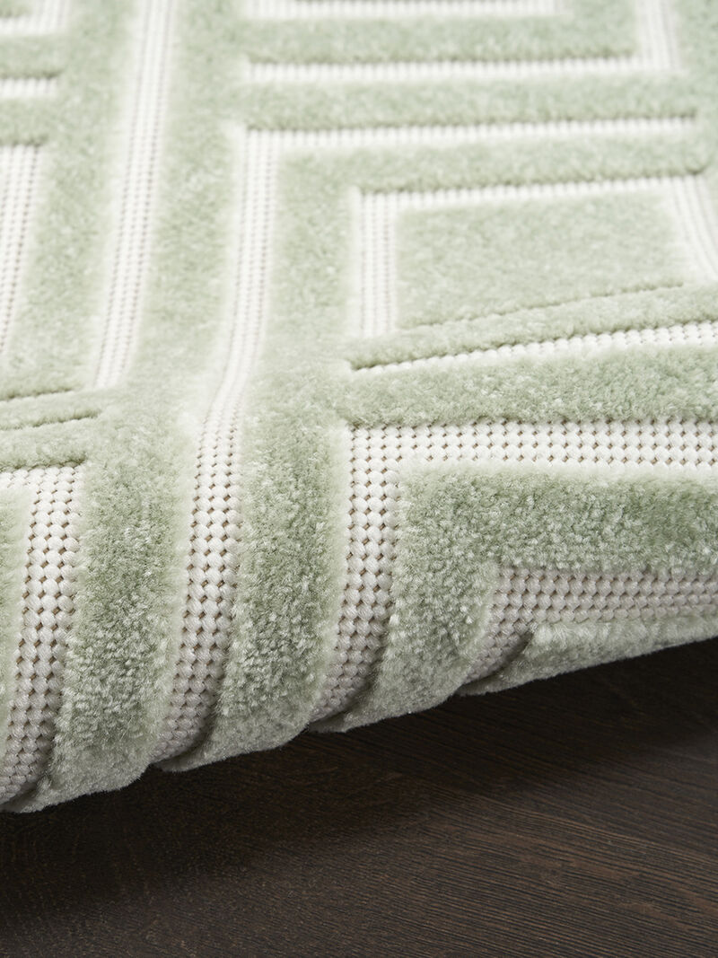 Care Free CAF03 Green 3'11" x 5'11" Rug