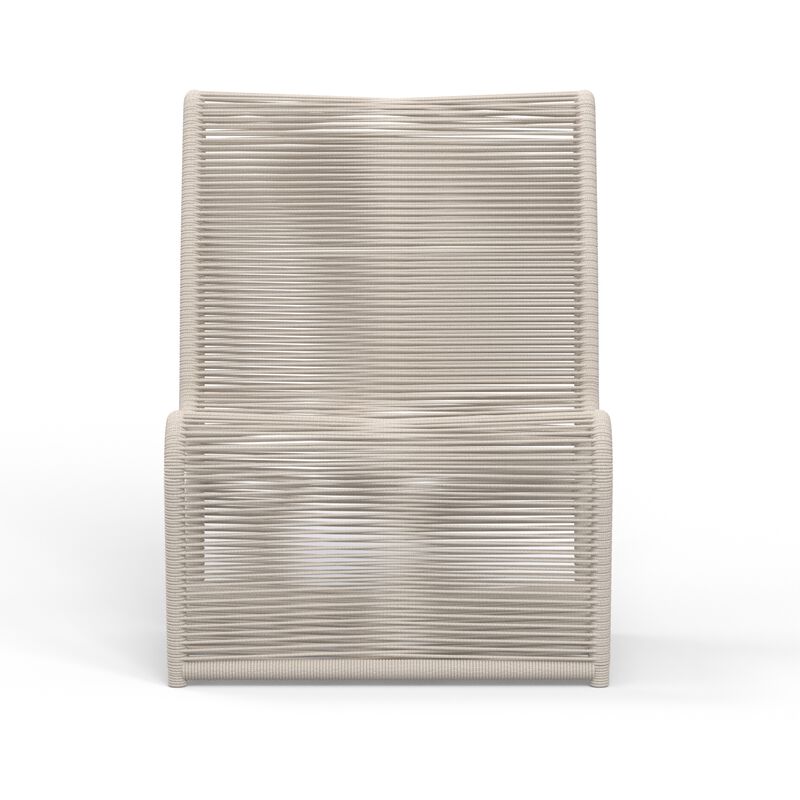 Sand Armless Club Chair