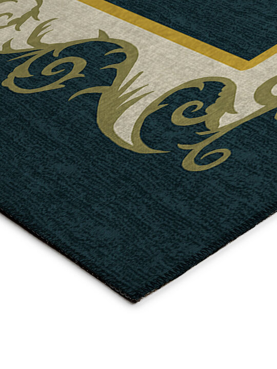 Kendall KE4 Black 20" x 30" Rug
