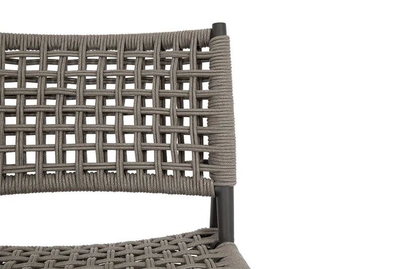 Grigio Cushionless Accent Chair