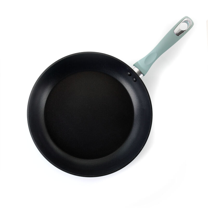 Oster Lynhurst 2 Piece Aluminum Nonstick Frying Pan Set in Blue