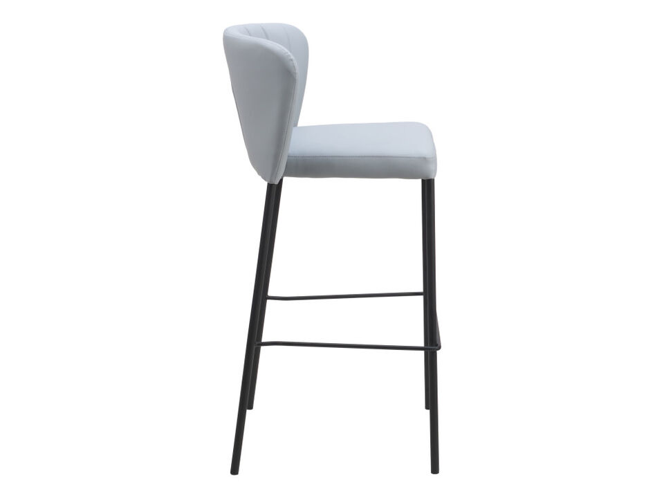 Linz Barstool (Set of 2) Gray