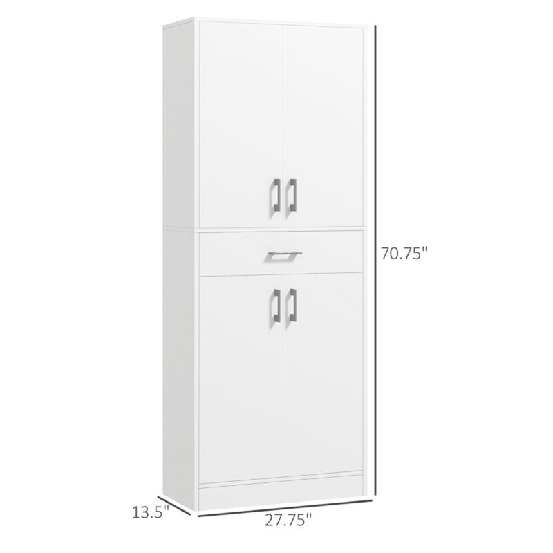 Multipurpose Kitchen Cabinet – Storage Organizer with Shelves & Drawers