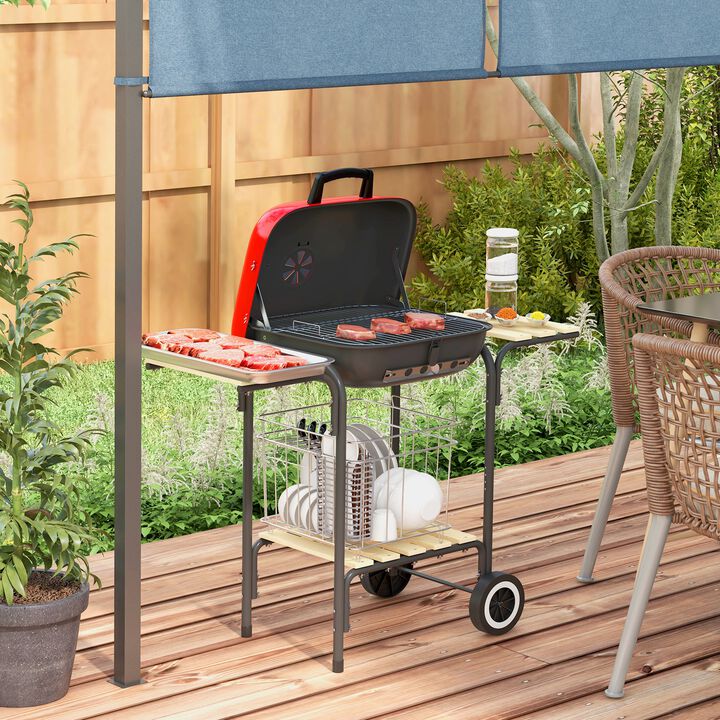 Streamdale Outsunny 24" Portable Charcoal Grill