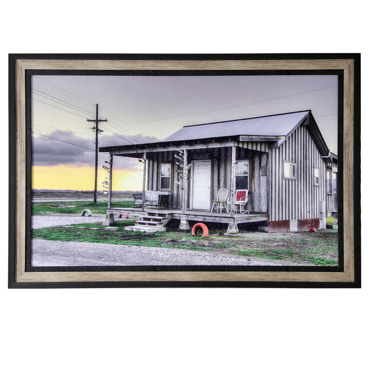 Weathered Wood Framed Print