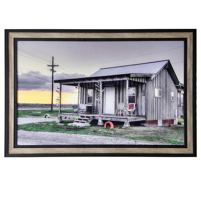 Weathered Wood Framed Print