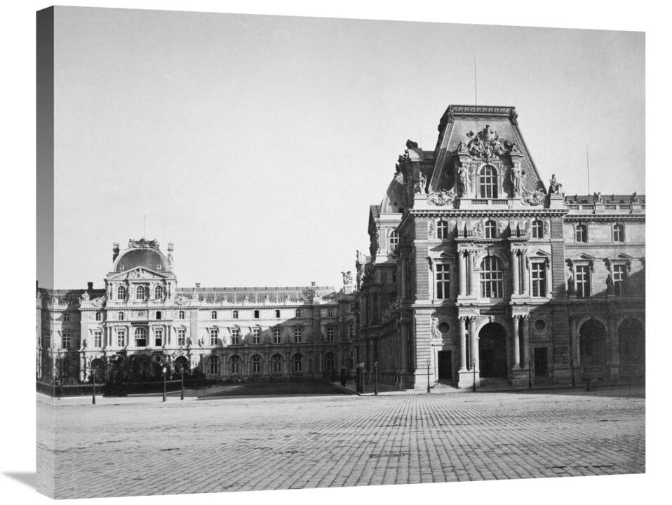 Paris, 1859 - Mollien Pavilion, the Louvre-Canvas Art-30x24