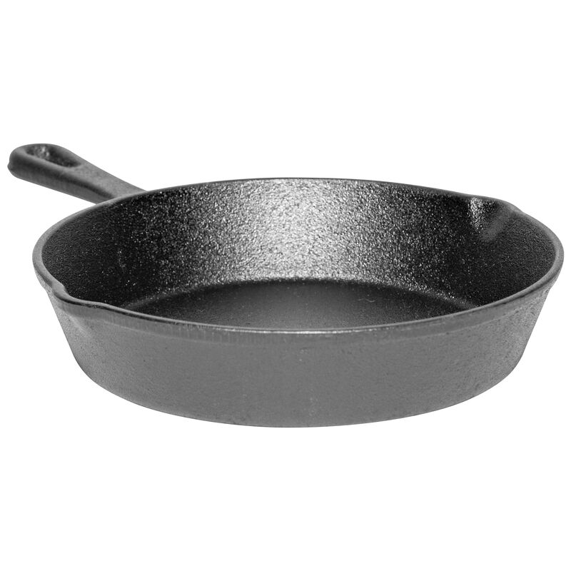 Durable Pre Seasoned Cast Iron 8 in. Frying Pan