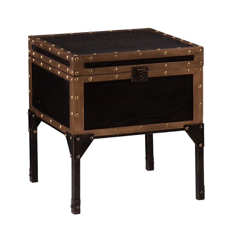 Piper Travel Trunk End Table