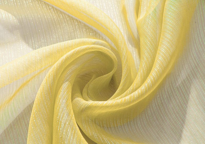 Ramallah Lonnie Grommet Curtain Panel - 54x90", Lemon
