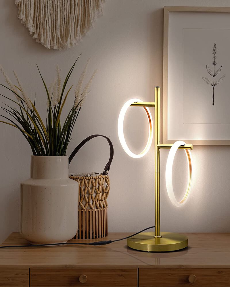 Saturn LED Table Lamp - Brass