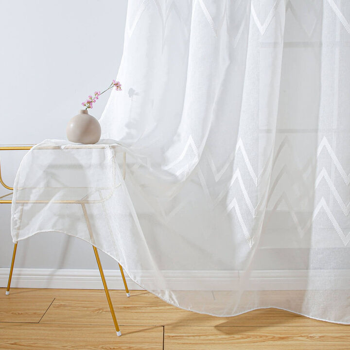 Dolce Mela Sheer Curtains Panel