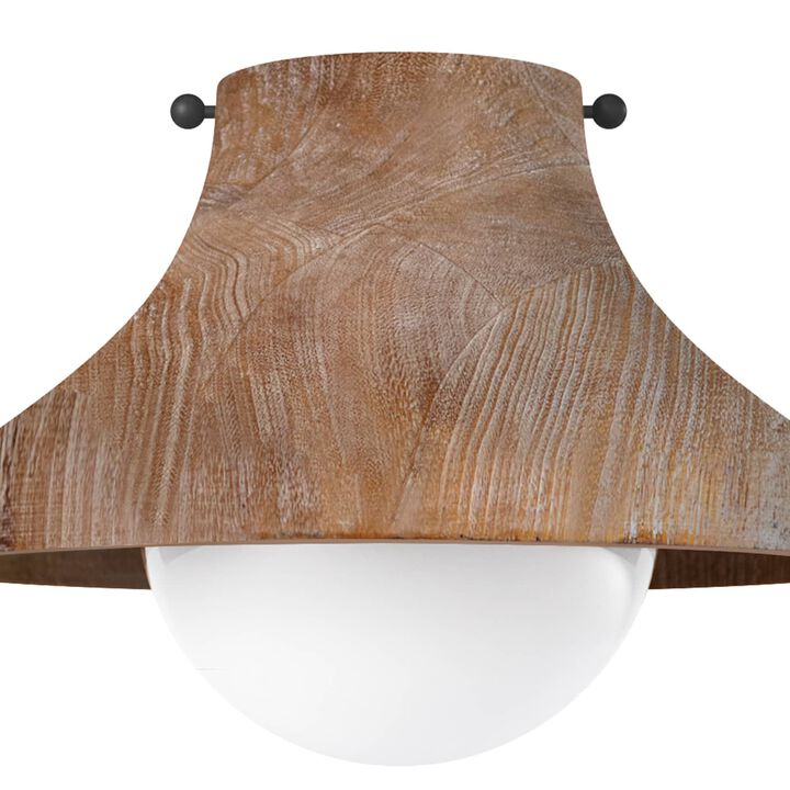 Coastal Living Surfside Wood Flush Mount