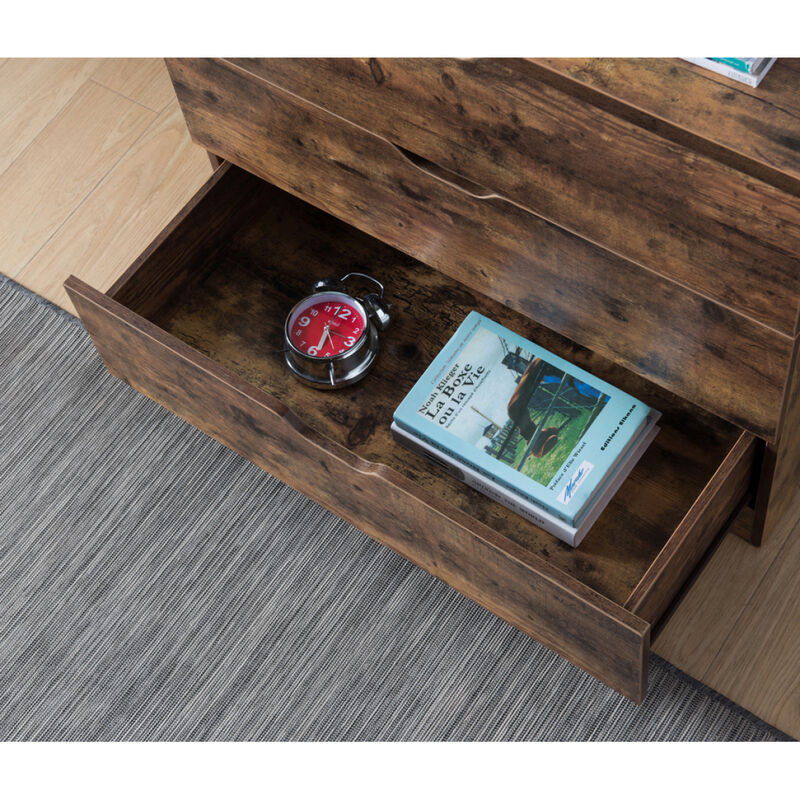 Utility Cabinet Distressed Wood
