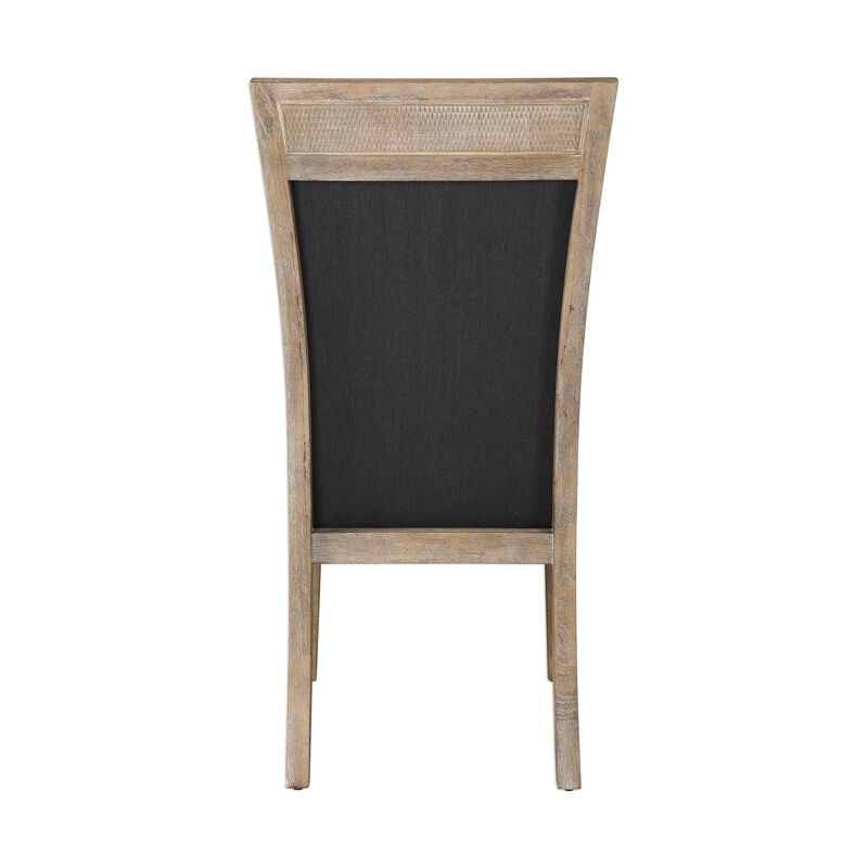 Uttermost Encore Dark Gray Armless Chair