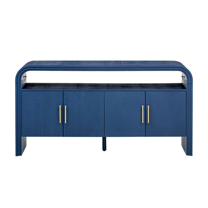 Merax Elegant Console Table with Treated Fir Veneer