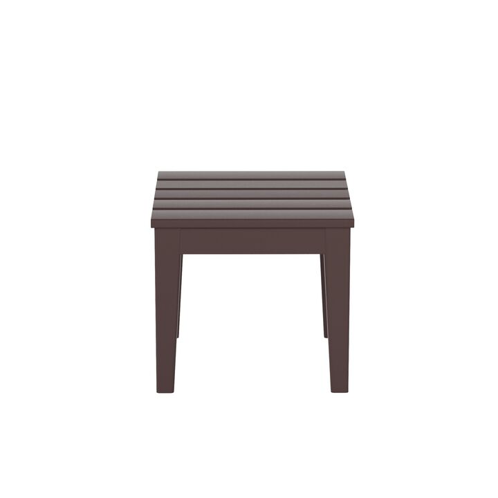WestinTrends Outdoor Patio Modern Adirondack Side Table