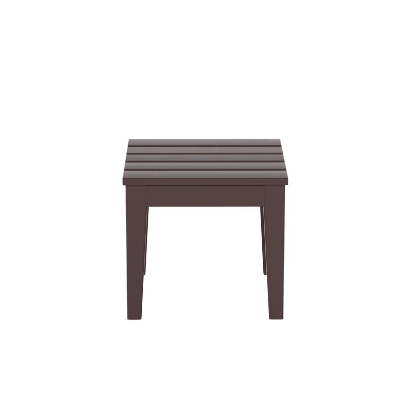 WestinTrends Outdoor Patio Modern Adirondack Side Table
