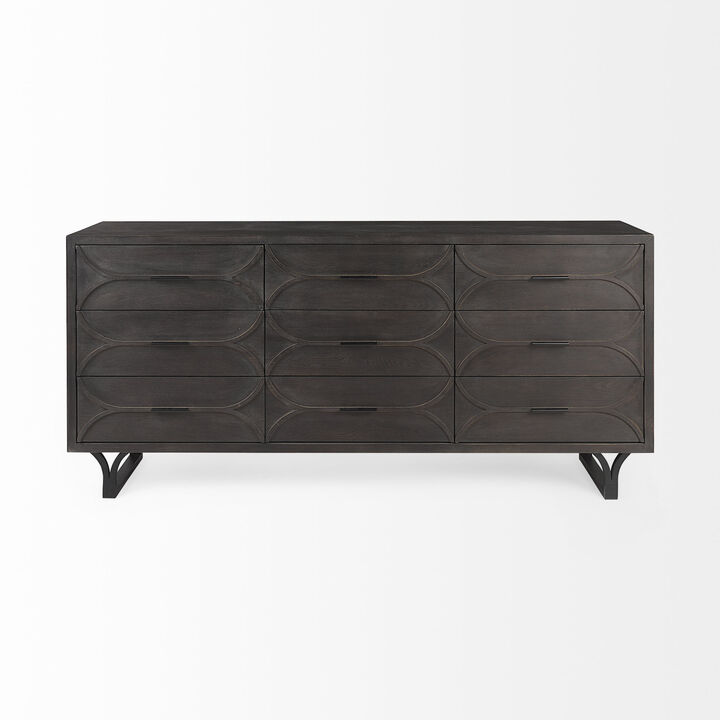 Giselle Dark Brown Sideboard