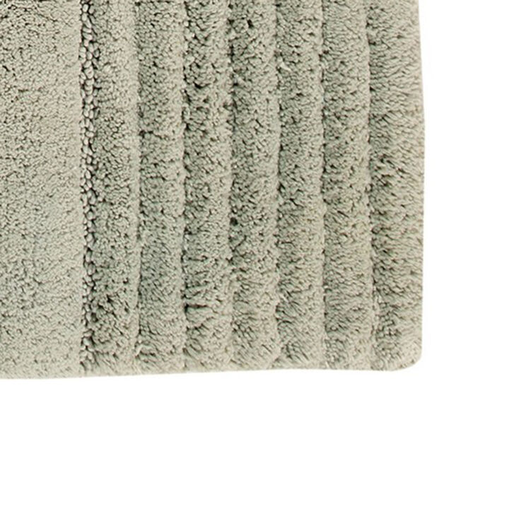 Knightsbridge Chakkar Board 220 GSF Non Skid Back Bath Rug 17 x 24 - Natural