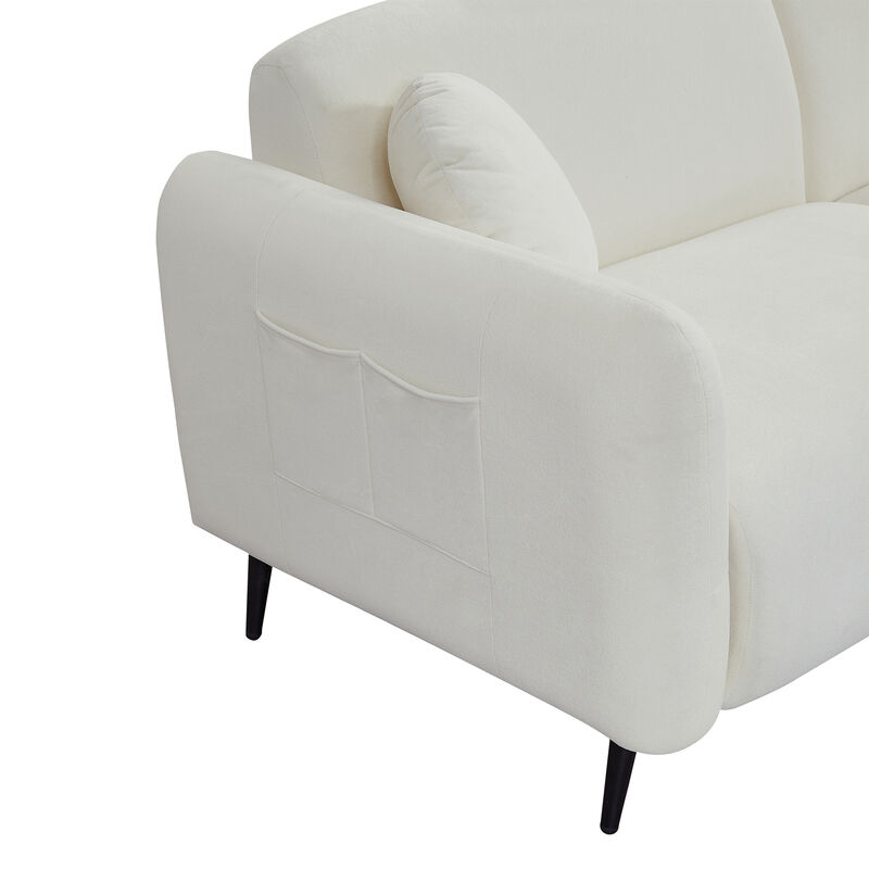 Merax Upholstered Loveseat 2 Seats Sofa