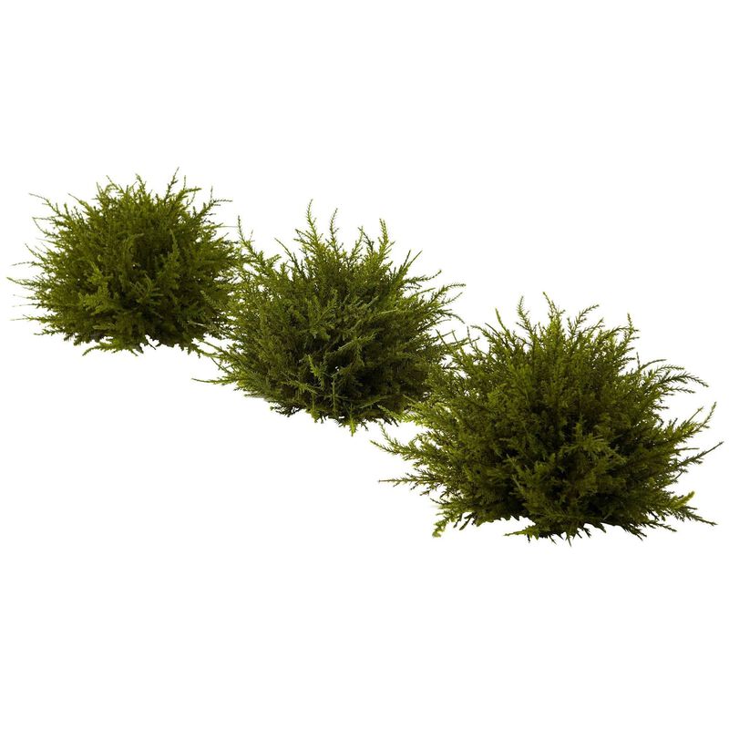 Nearly Natural 7.5-in Cedar Balls (Set of 3)