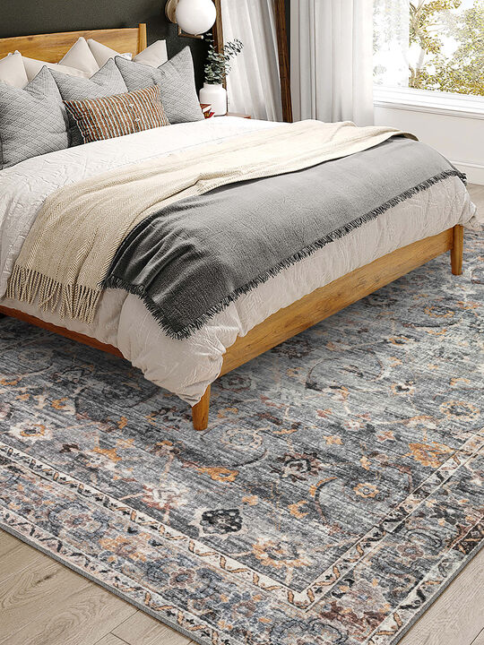 Jericho JC4 Silver 3' x 5' Rug