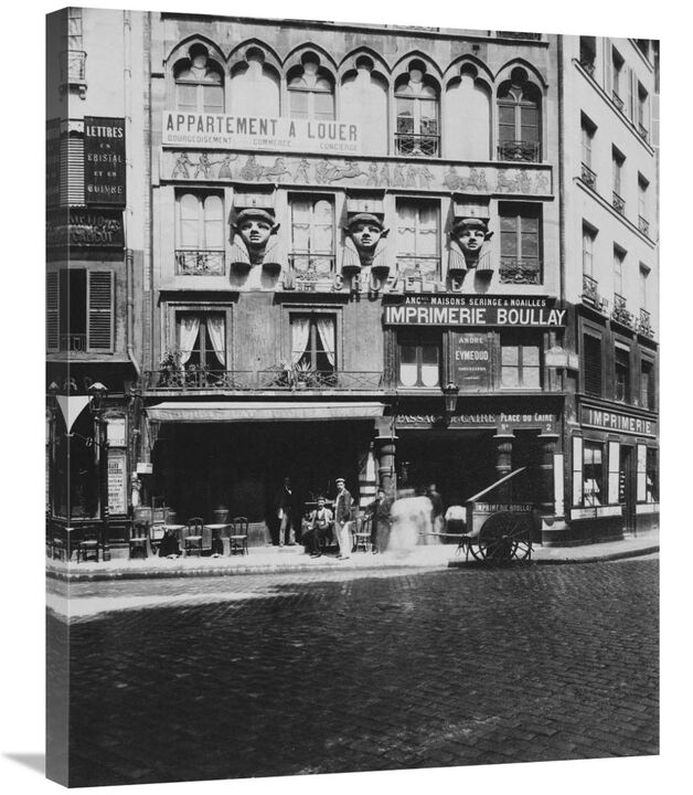 Paris, 1903 - House on the Place du Caire-Canvas Art-24x30