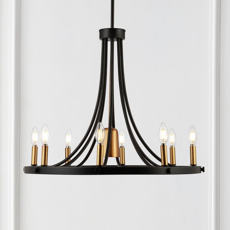 Urbanna Adjustable Iron Transitional Modern LED Chandelier