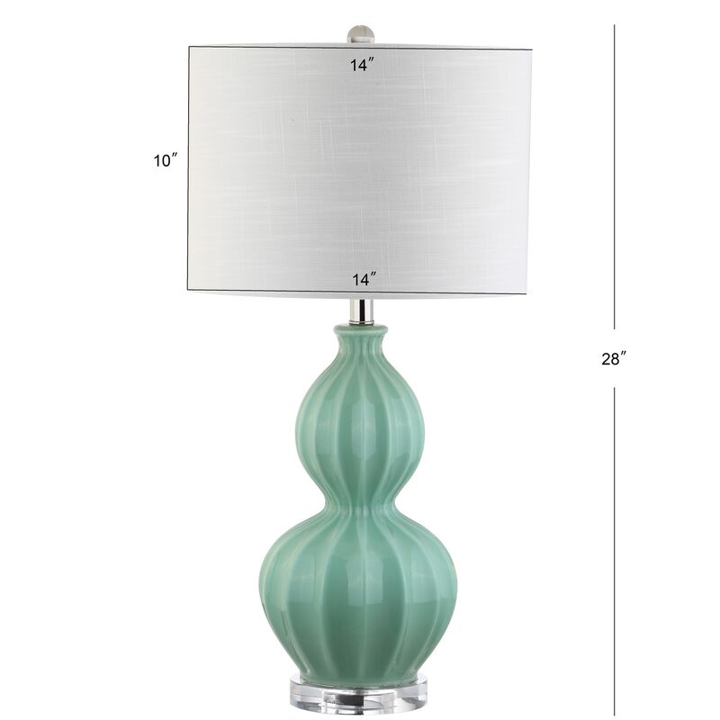 Faye Glass LED Table Lamp