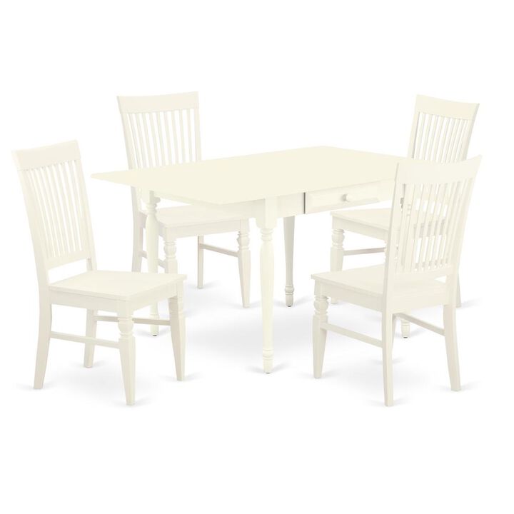 Dining Room Set Linen White