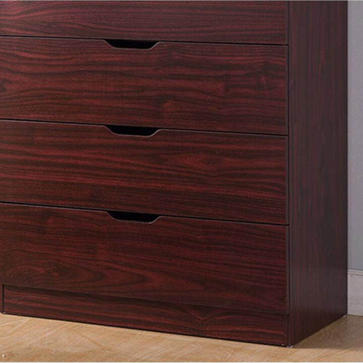 Utility Cabinet Mahogany